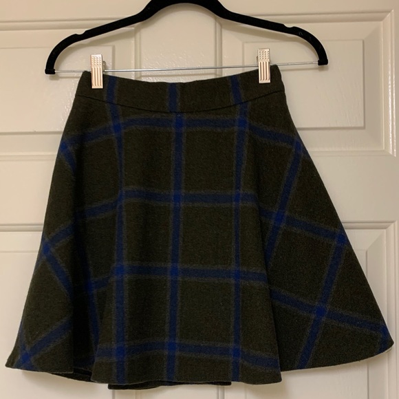 🎃Vintage Plaid Wool schoolgirl skirt - Picture 4 of 5